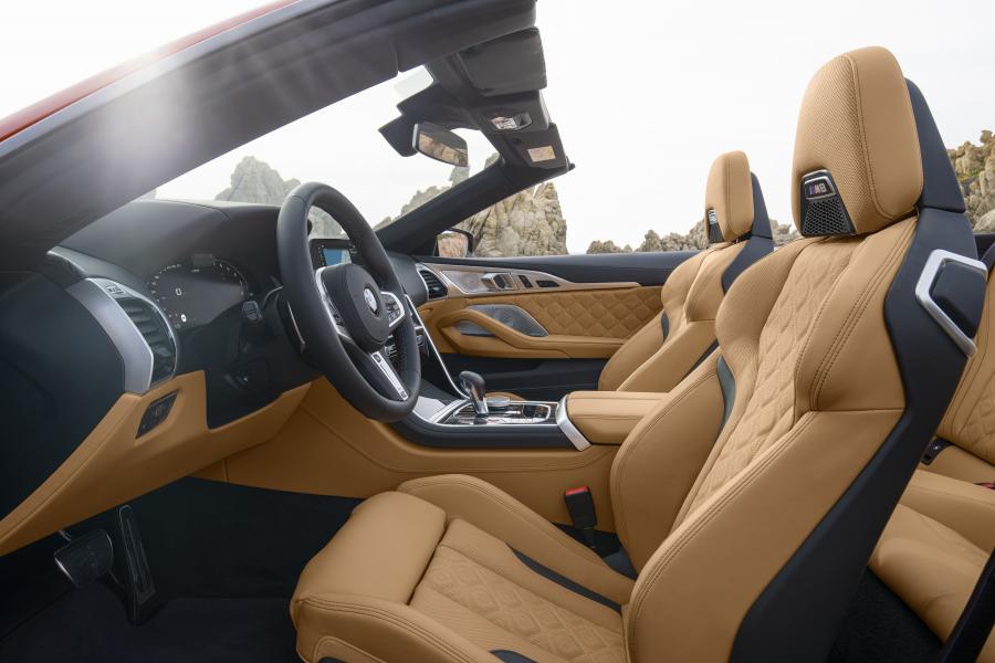 Интерьер BMW M8 Competition Convertible (F91) 2019 года  (WW) (фото 43 из 50)